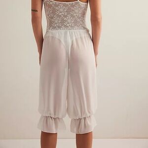 Free People Only Hearts Coucou Lola Chiffon Pants Size M NWT